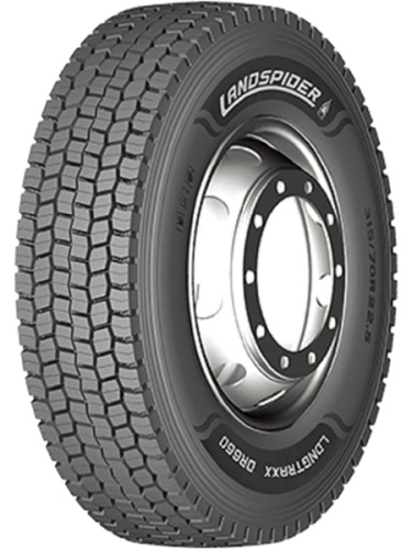 фото протектора и шины Longtraxx DR660 Шина Landspider Longtraxx DR660 315/70 R22.5 156/150M